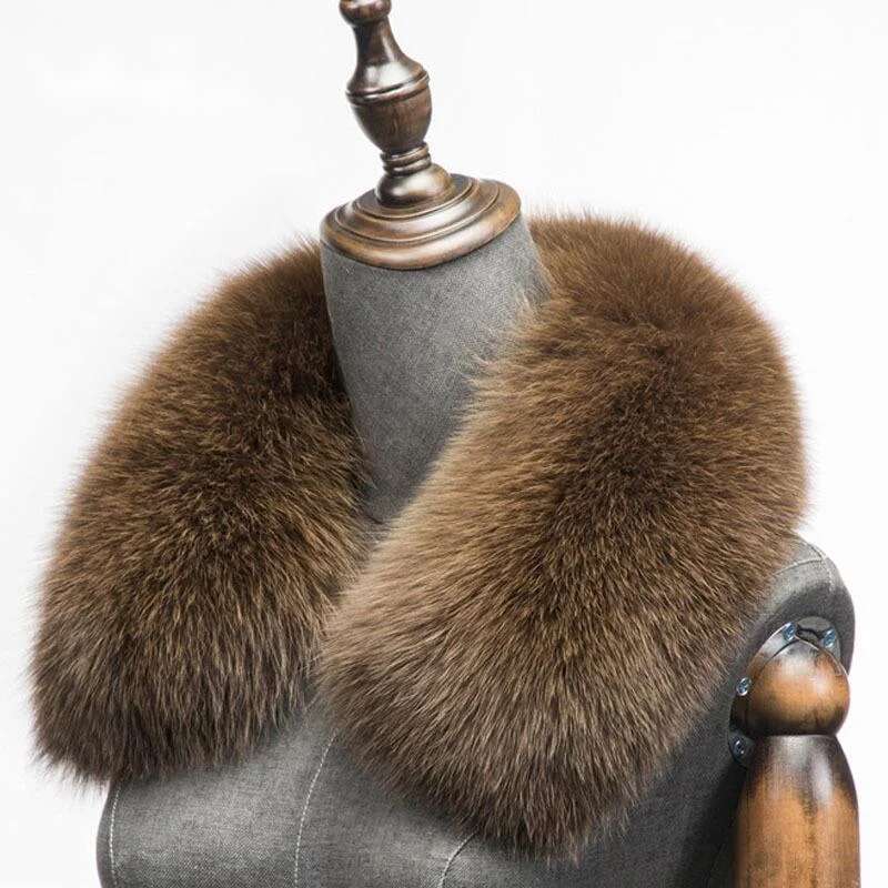 Winter Clothing Clearance Sale - Winter Natural Fox Fur Scarf Square