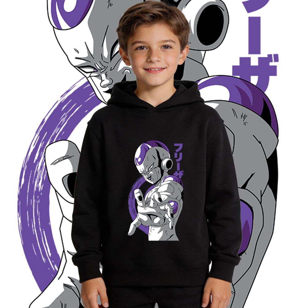 Winter Clothing Boys - Dbz Freezer Anime Print Boys Girls