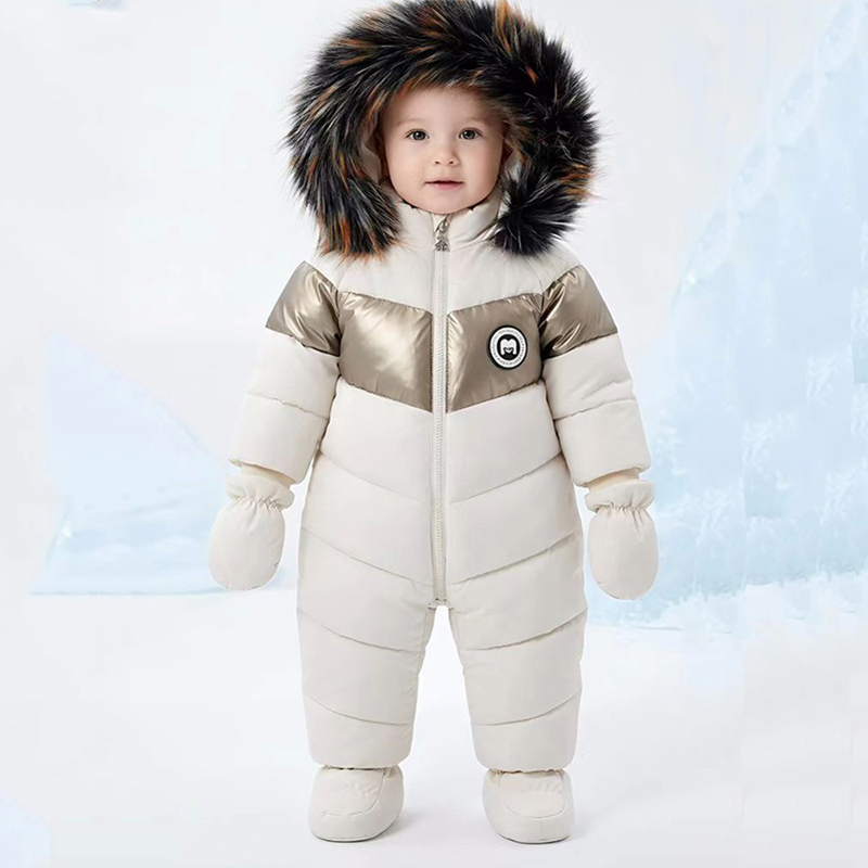 Winter Clothing Baby Girl - Winter Newborn Baby Romper With Gloves