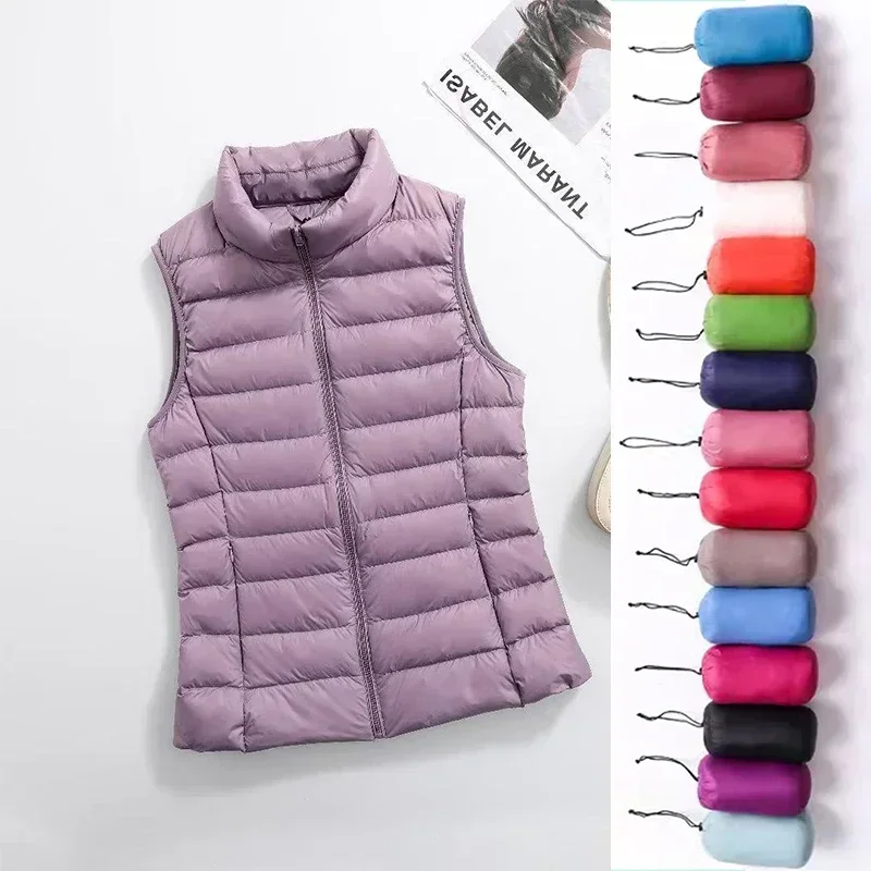Down Vest Ultralight - 11 Colors Women Vest 2023 New