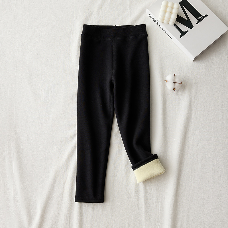 Girls Fleece Lined Cotton Legg - Winter Clothing Baby Girl 评论和价格