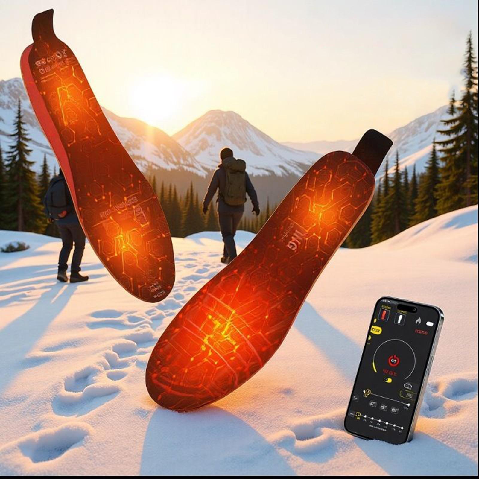 4300mAh Heated Insoles App Con - Heated Insole Rechargeable 评论和价格