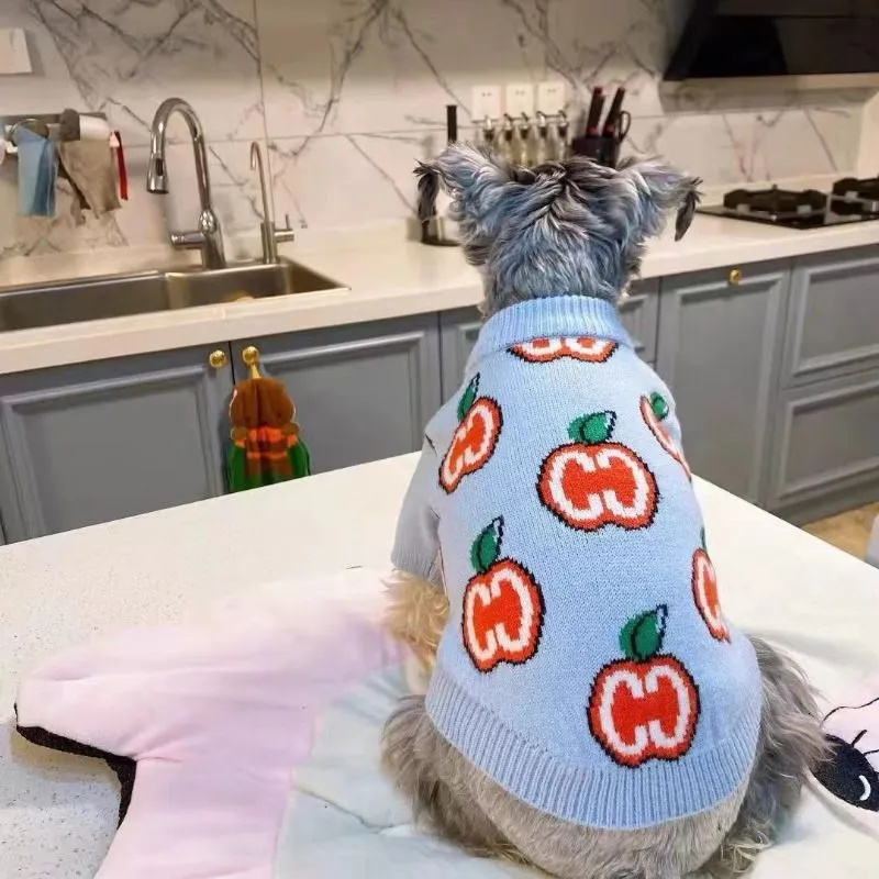 Letter Sweater Pet Dog Clothes - Winter Clothing For Toddlers 评论和价格