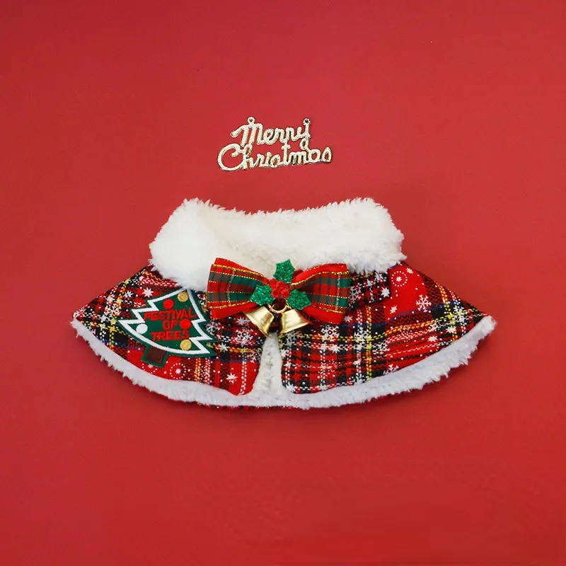Cat Christmas Cloak Pet New Ye - Winter Clothing Accessories 评论和价格