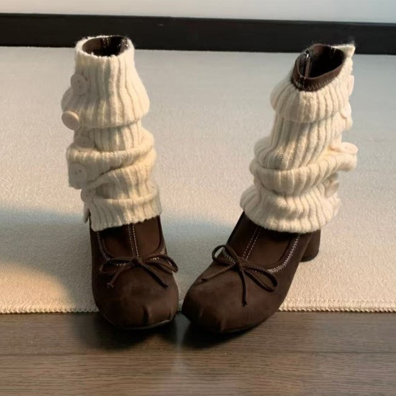 Bow High Heels Women Boots New - Winter Clothing Clearance Sale 评论和价格