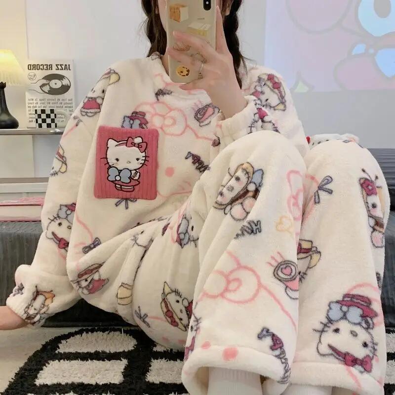 Women's Pajamas Hello Kitty Au - Winter Clothes 评论和价格