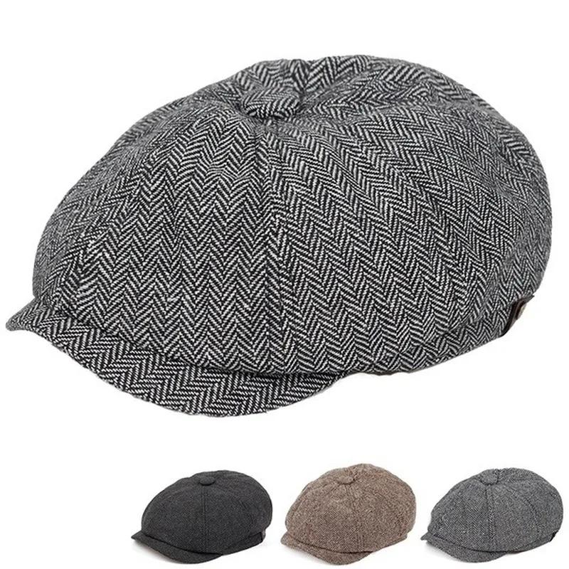 New Men Flat Top Ivy Gatsby Dr - Winter Clothing Accessories 评论和价格