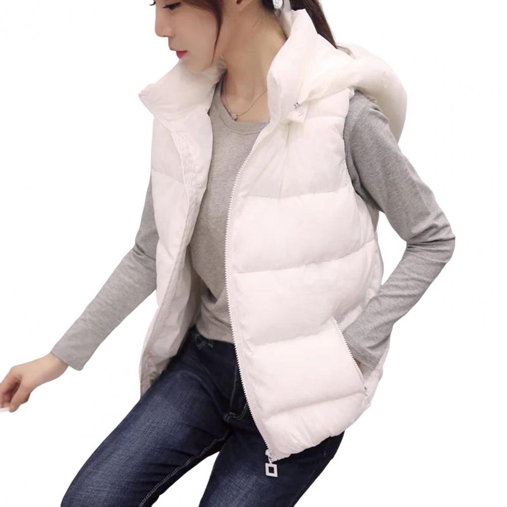Women Sleeveless Pocket Hooded - Down Vest Ultralight 评论和价格