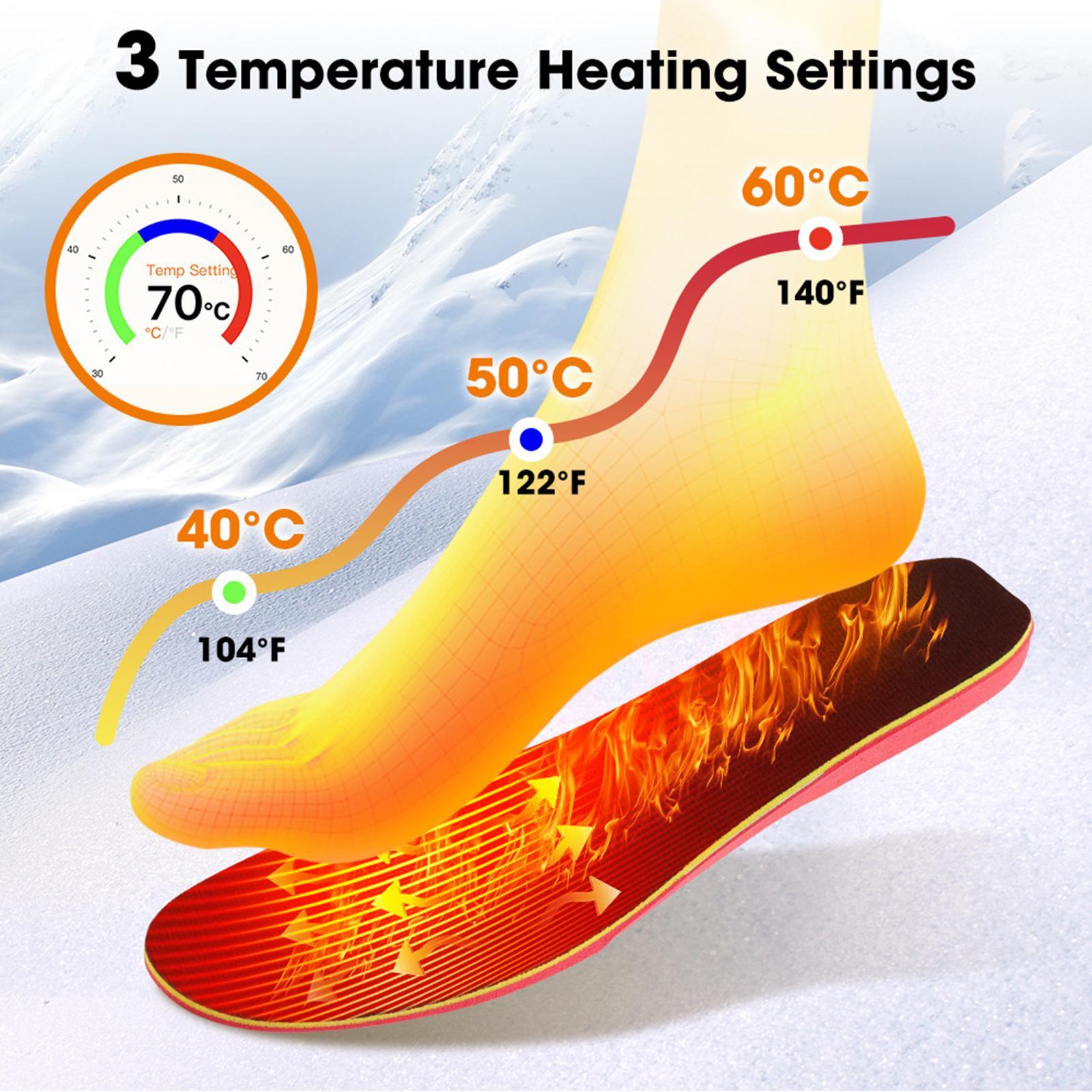 Seanker Heated Insoles 3000mAh - Heated Insole Rechargeable 评论和价格