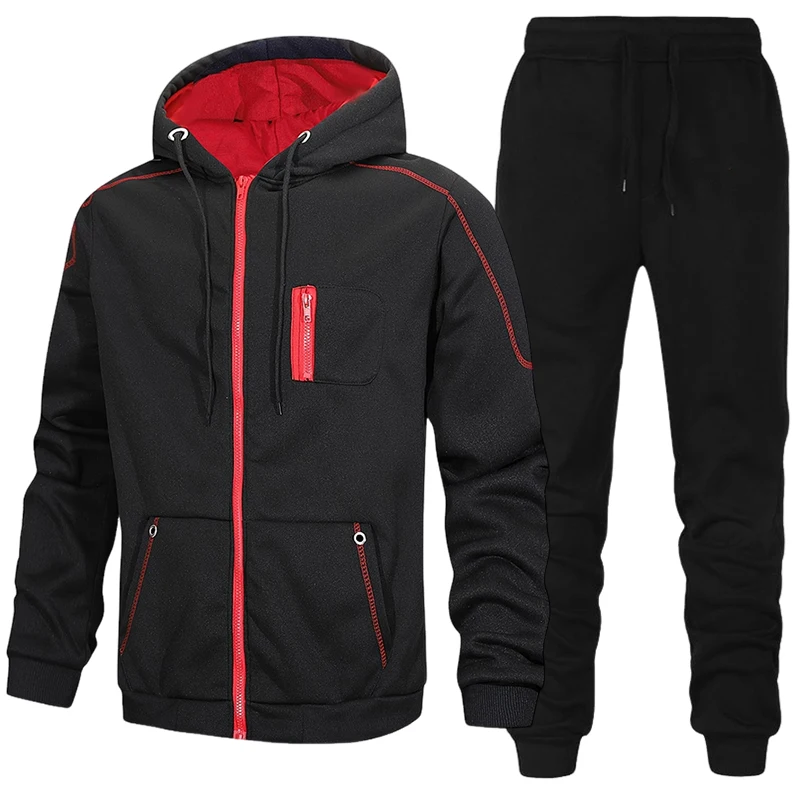 Fashion Men's Tracksuit Casual - Winter Clothing Fashion 评论和价格
