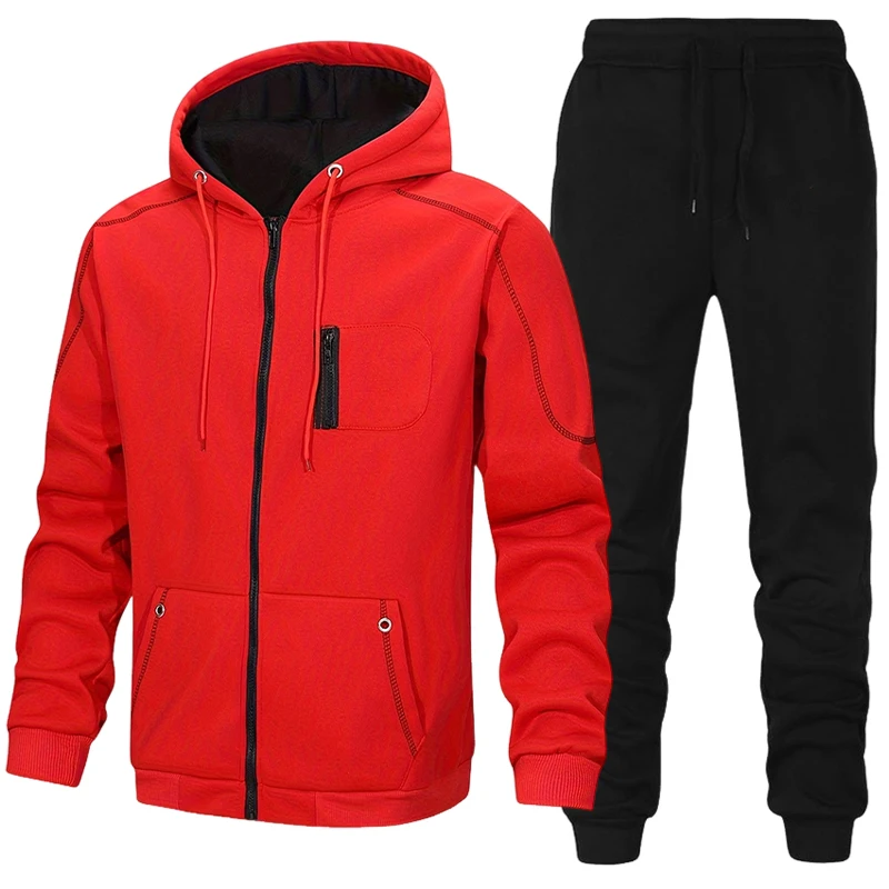 Fashion Men's Tracksuit Casual - Winter Clothing Fashion 评论和价格