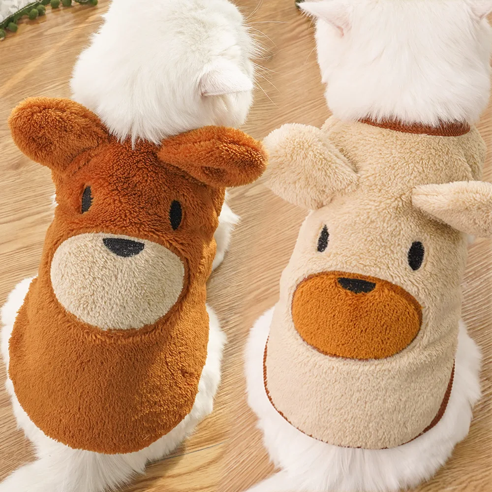 Winter Plush Dog Clothing Warm - Winter Clothing Accessories 评论和价格
