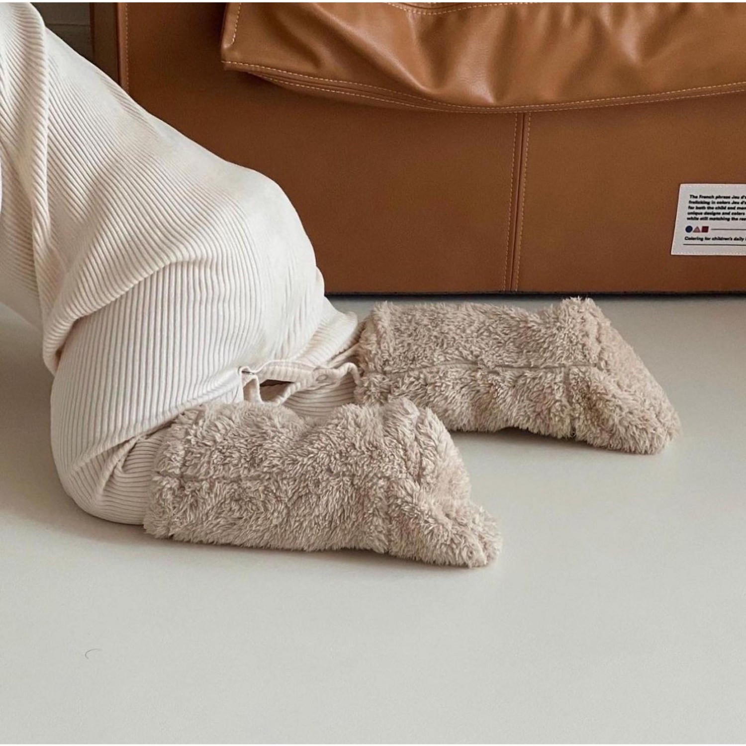 Warm Winter Baby Socks Coral F - Winter Clothing Baby Girl 评论和价格