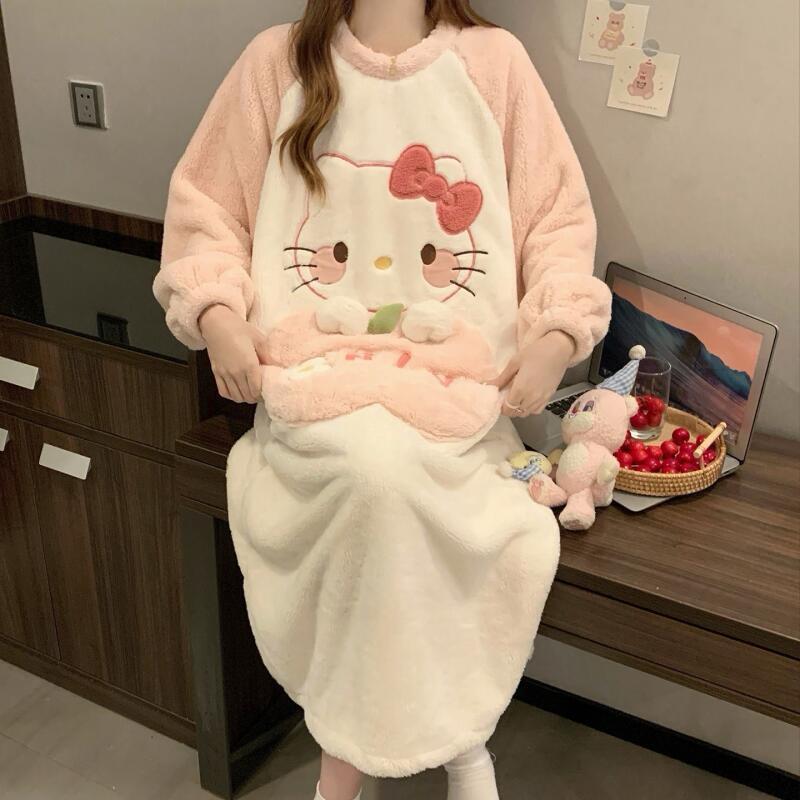 Winter Nightgown Hello Kitty W - Winter Clothes 评论和价格