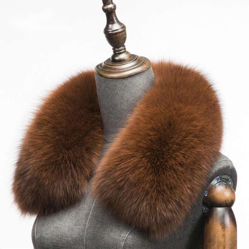 Winter Natural Fox Fur Scarf S - Winter Clothing Clearance Sale 评论和价格