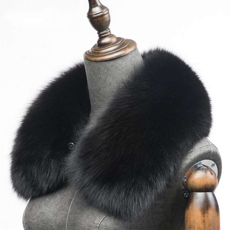 Winter Natural Fox Fur Scarf S - Winter Clothing Clearance Sale 评论和价格