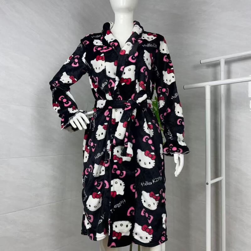 Nightgown Hello Kitty New Autu - Winter Clothes 评论和价格