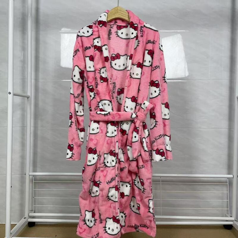 Nightgown Hello Kitty New Autu - Winter Clothes 评论和价格