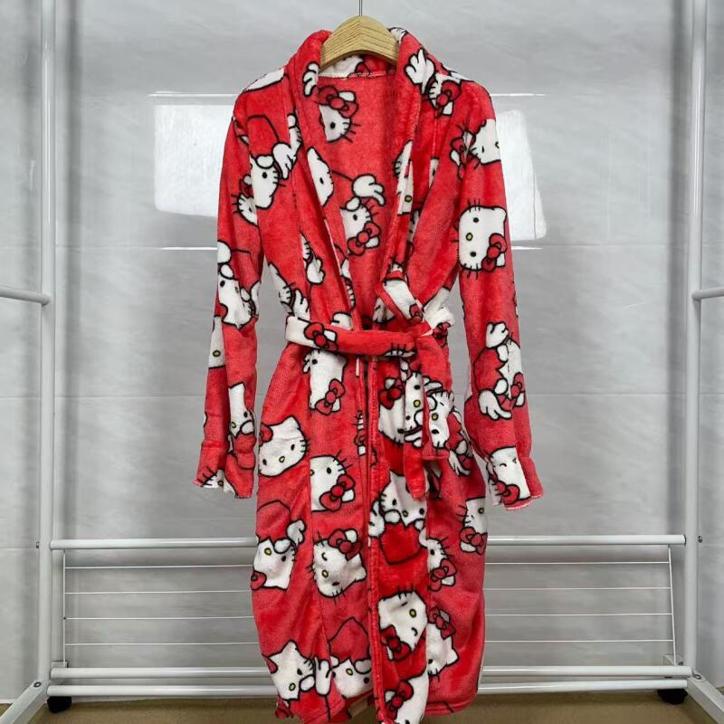 Nightgown Hello Kitty New Autu - Winter Clothes 评论和价格