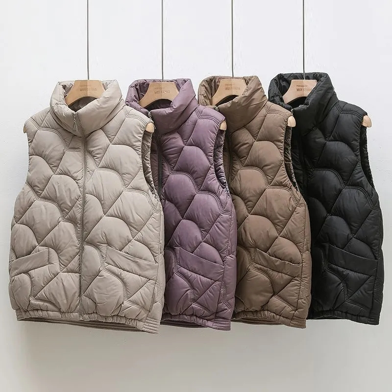 2025 New Puff Vest Women Winte - Down Vest Ultralight 评论和价格