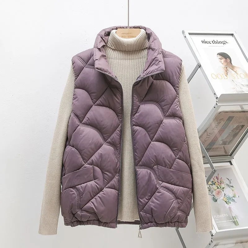 2025 New Puff Vest Women Winte - Down Vest Ultralight 评论和价格