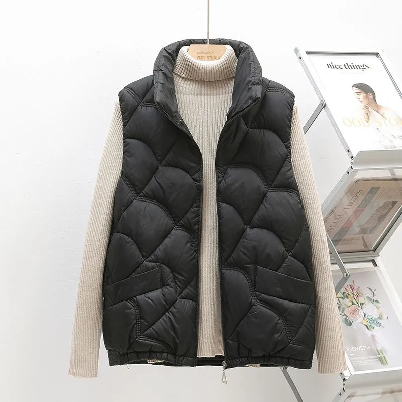 2025 New Puff Vest Women Winte - Down Vest Ultralight 评论和价格