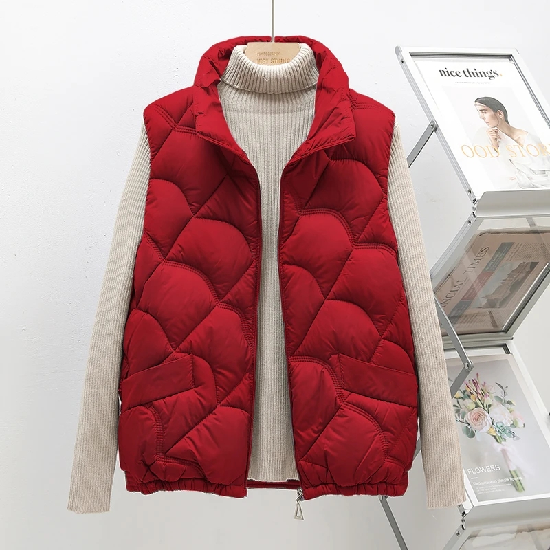 2025 New Puff Vest Women Winte - Down Vest Ultralight 评论和价格
