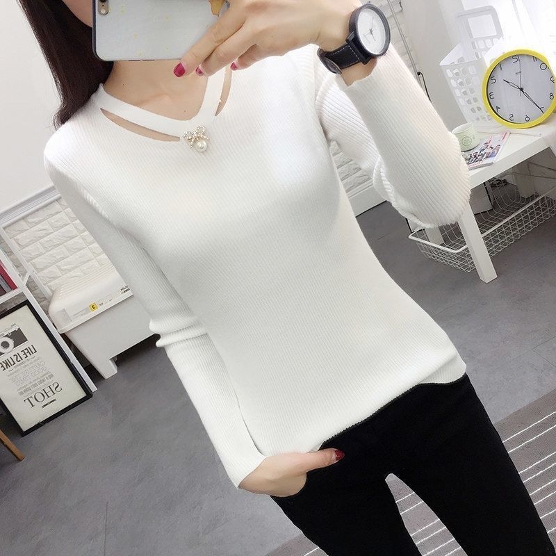 V Neck Knitting Slim Simplicit - Winter Clothing Trends 评论和价格
