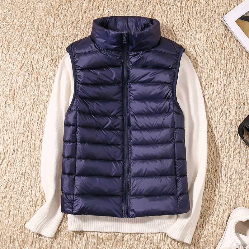 New Women Sleeveless Women's U - Down Vest Ultralight 评论和价格