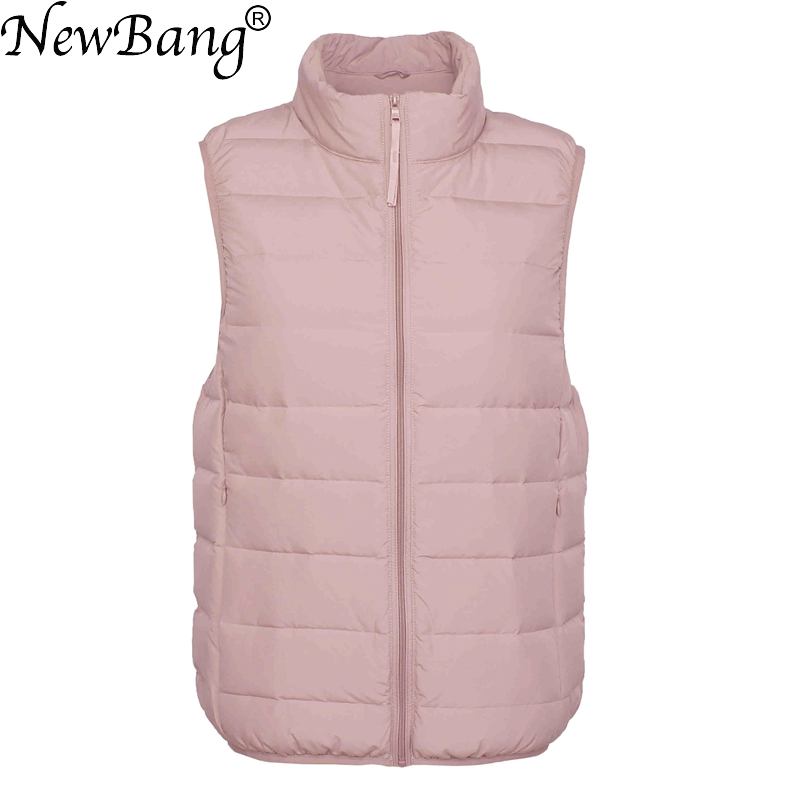NewBang Matt Fabric Women Slee - Down Vest Ultralight 评论和价格