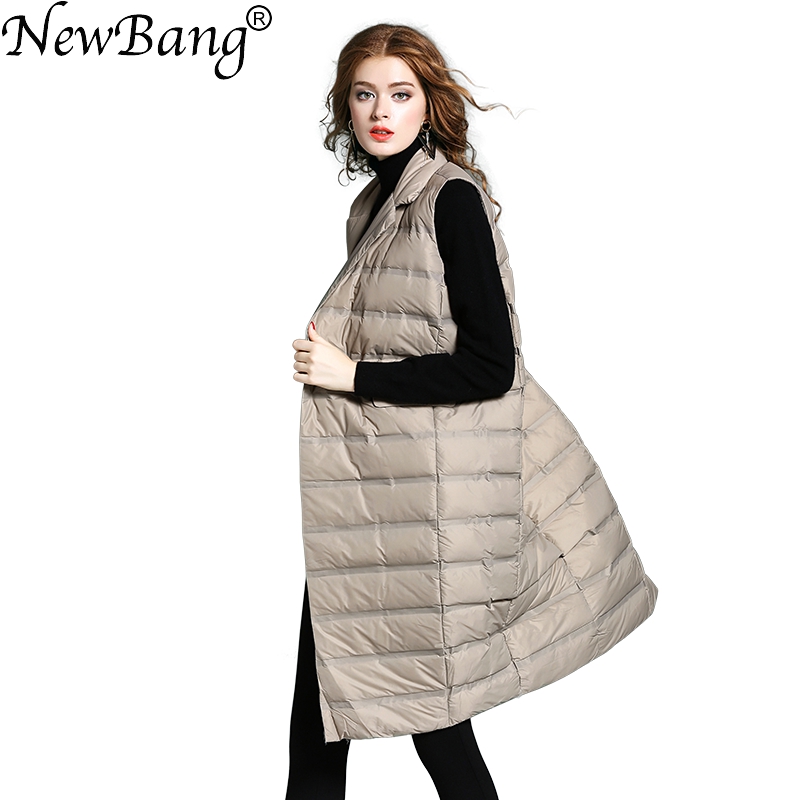 NewBang Brand Women's Long Ves - Down Vest Ultralight 评论和价格