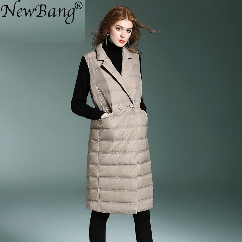 NewBang Brand Women's Long Ves - Down Vest Ultralight 评论和价格