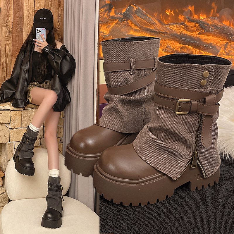 Ankle Boots for Women Cowboy F - Winter Clothing Clearance Sale 评论和价格