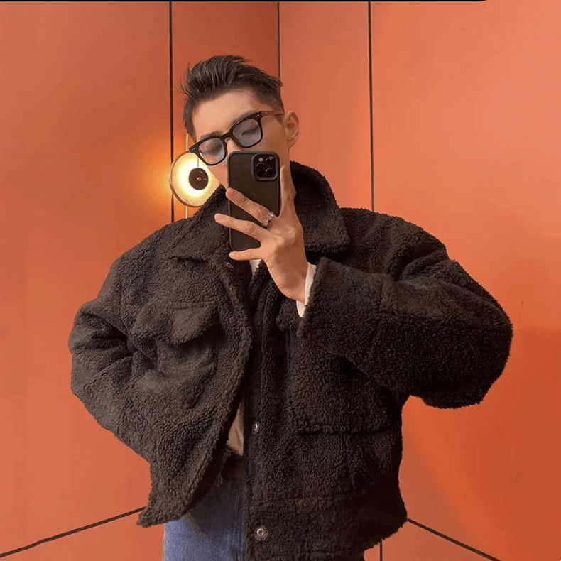 2024 New Men's Lamb Plush Jack - Winter Clothing Trends 评论和价格