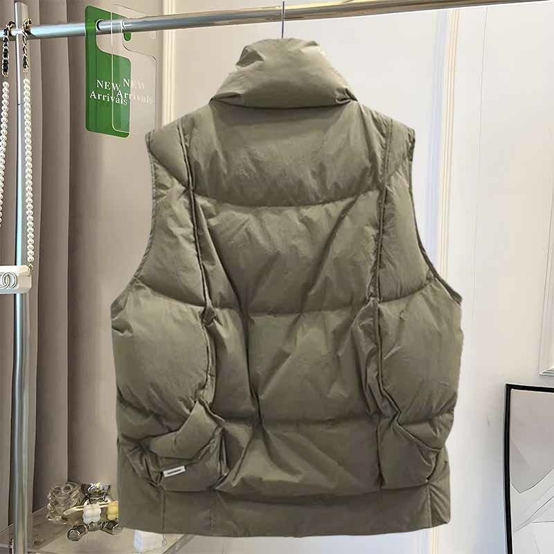 Korean Fashion Silk Floss Vest - Down Vest Ultralight 评论和价格