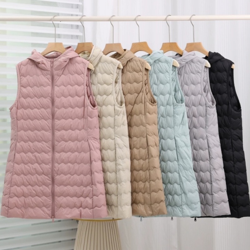 Autumn Winter Sleeveless Hoode - Down Vest Ultralight 评论和价格
