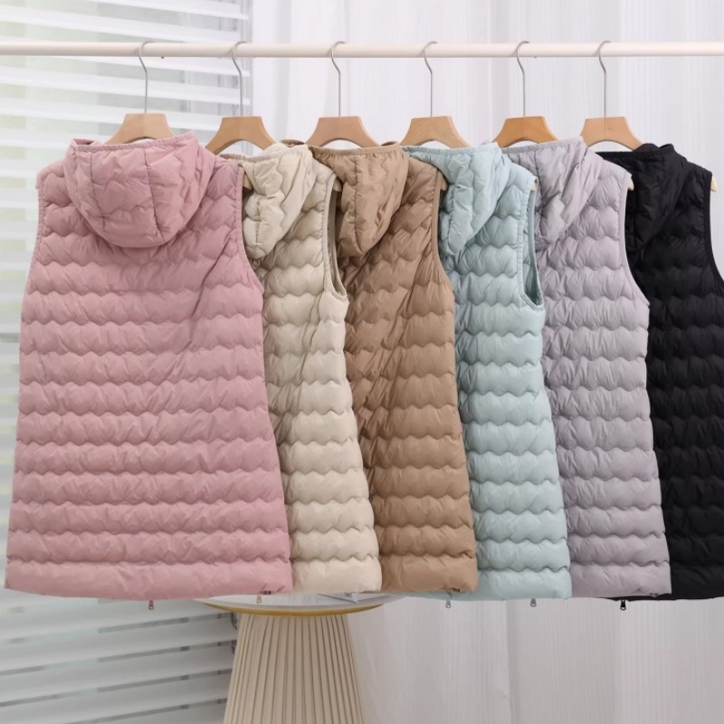 Autumn Winter Sleeveless Hoode - Down Vest Ultralight 评论和价格