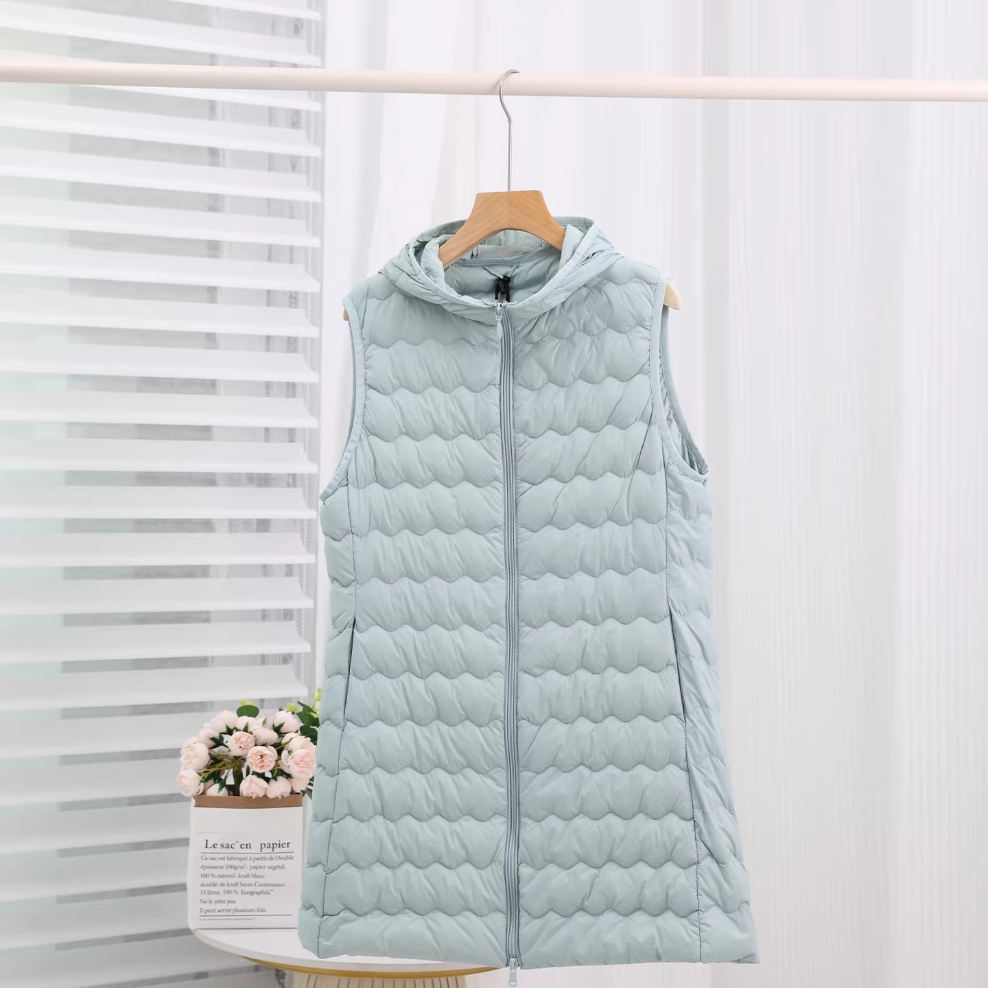 Autumn Winter Sleeveless Hoode - Down Vest Ultralight 评论和价格