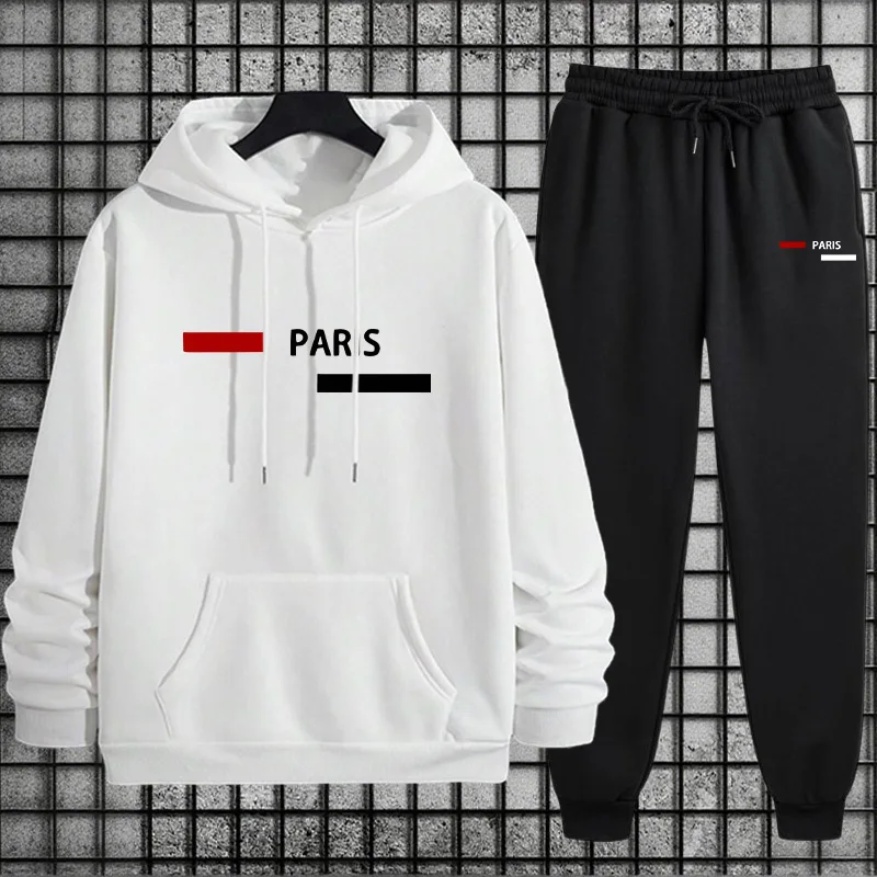 Men's Tracksuit Casual Hooded  - Winter Clothes 评论和价格