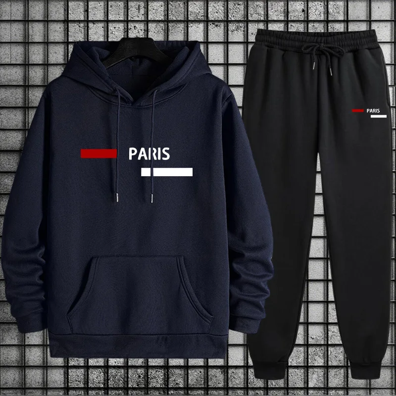 Men's Tracksuit Casual Hooded  - Winter Clothes 评论和价格
