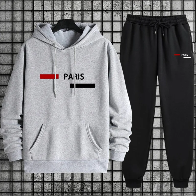 Men's Tracksuit Casual Hooded  - Winter Clothes 评论和价格