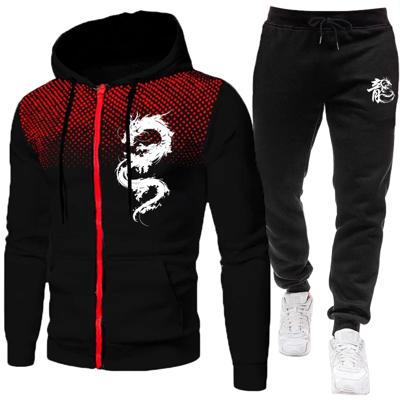 Men's Paris Dragon Pattern Fas - Winter Clothing Fashion 评论和价格