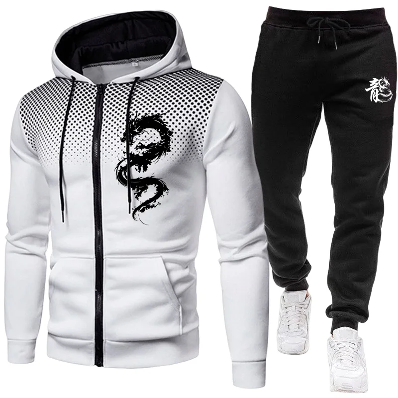 Men's Paris Dragon Pattern Fas - Winter Clothing Fashion 评论和价格