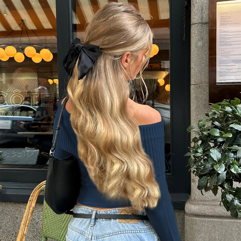Street Fashion Off Shoulder To - Winter Clothes 评论和价格