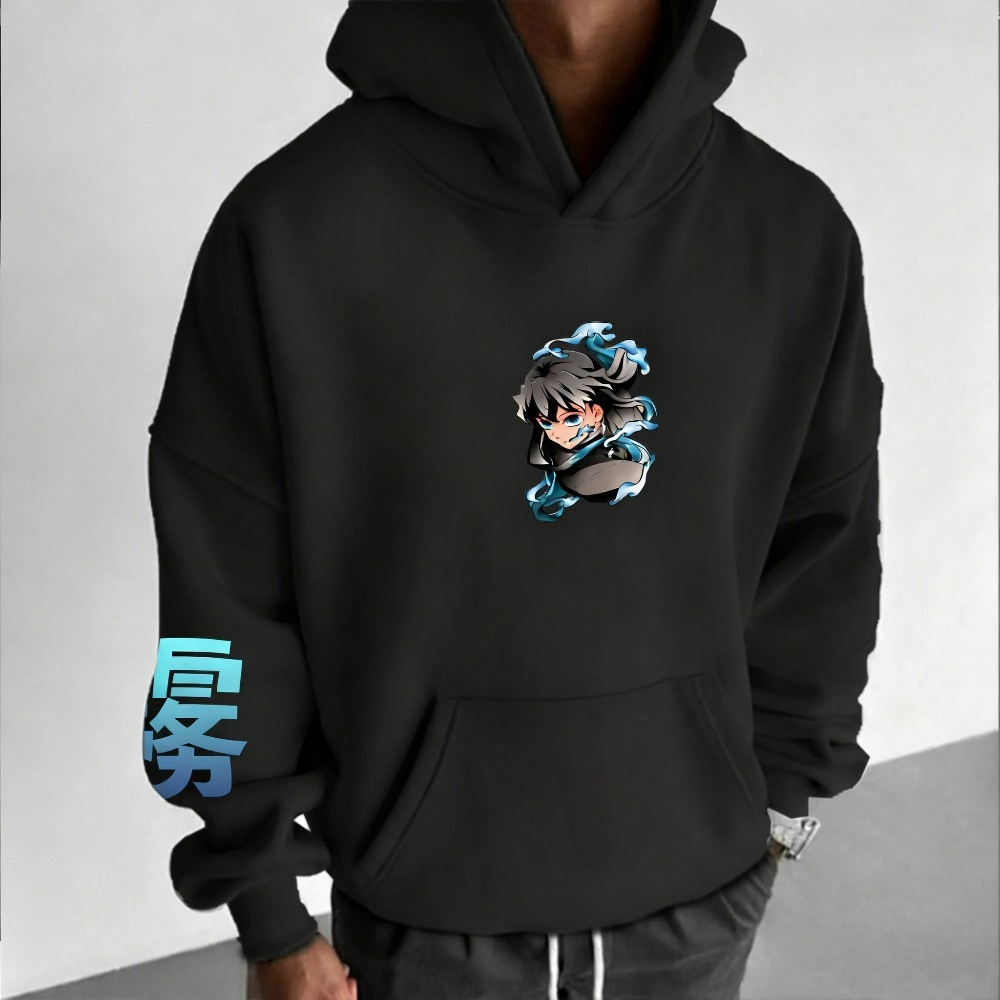 Demon Slayer Men's Hoodie Swea - Winter Clothing Boys 评论和价格