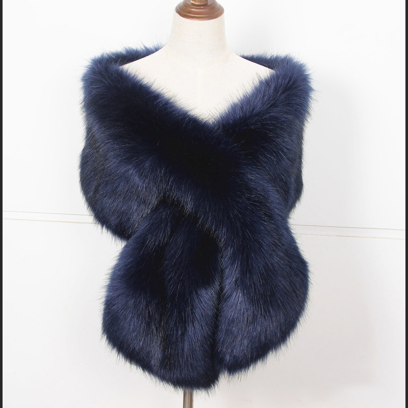 Faux Fox Fur Women Wraps Long  - Winter Clothing Clearance Sale 评论和价格