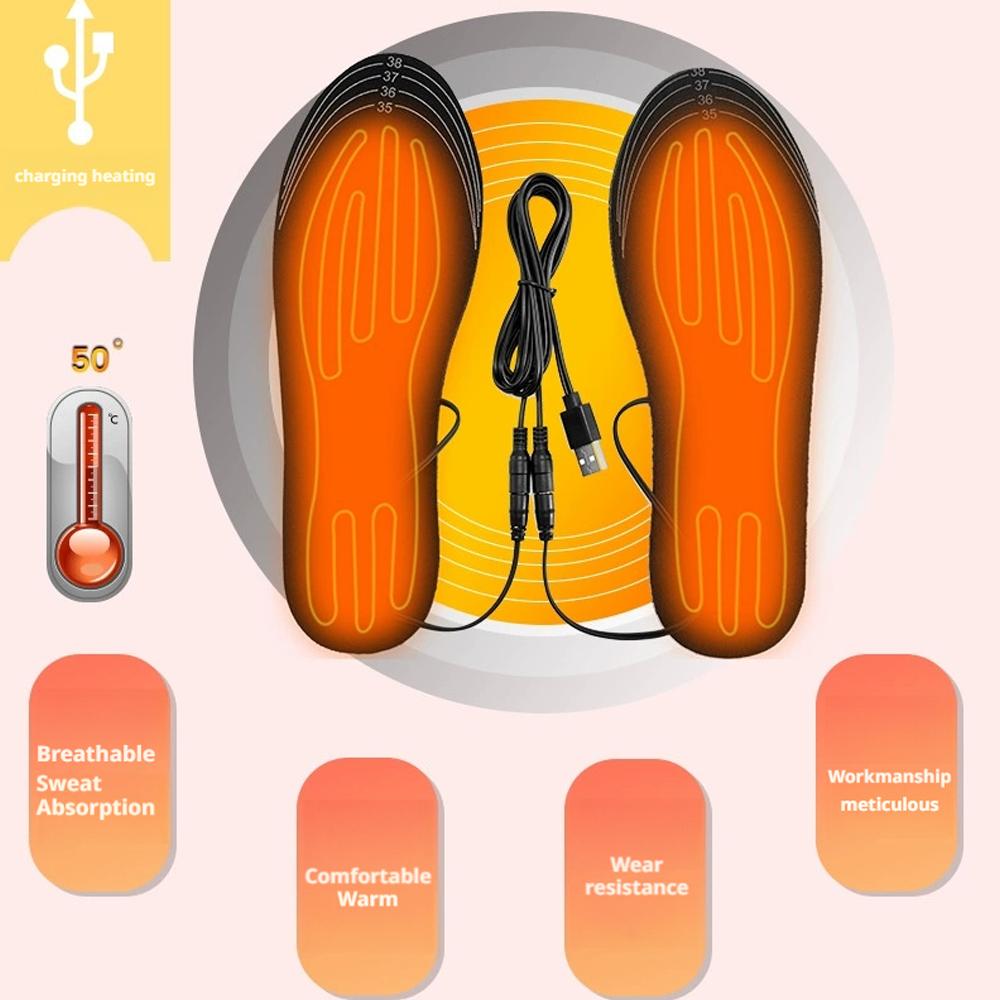 Heated Insoles, USB Rechargeab - Heated Insole Rechargeable 评论和价格