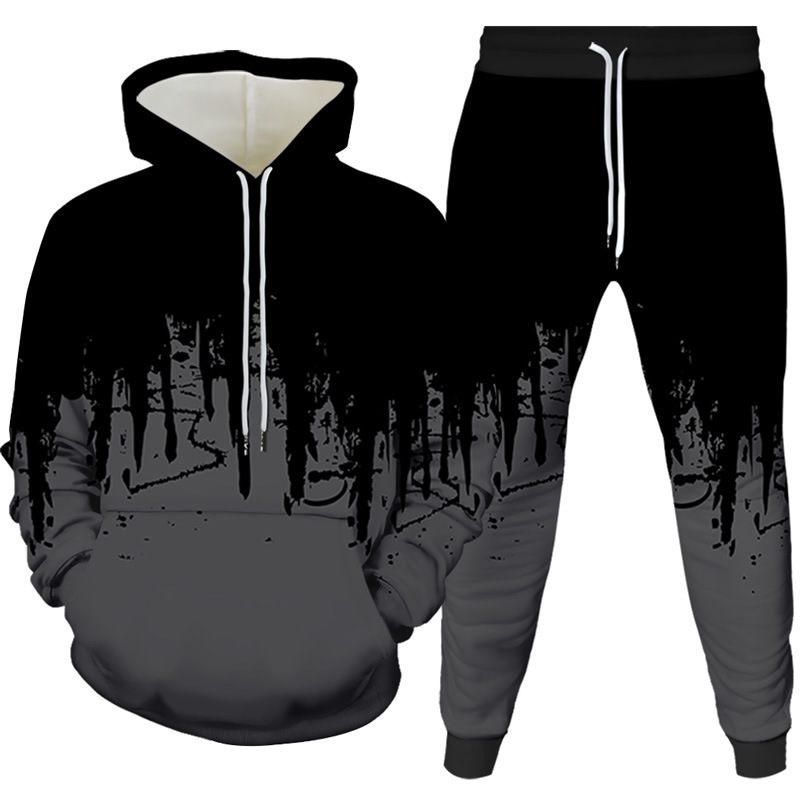 Ink Painting 3D Printed Hoodie - Winter Clothing Fashion 评论和价格