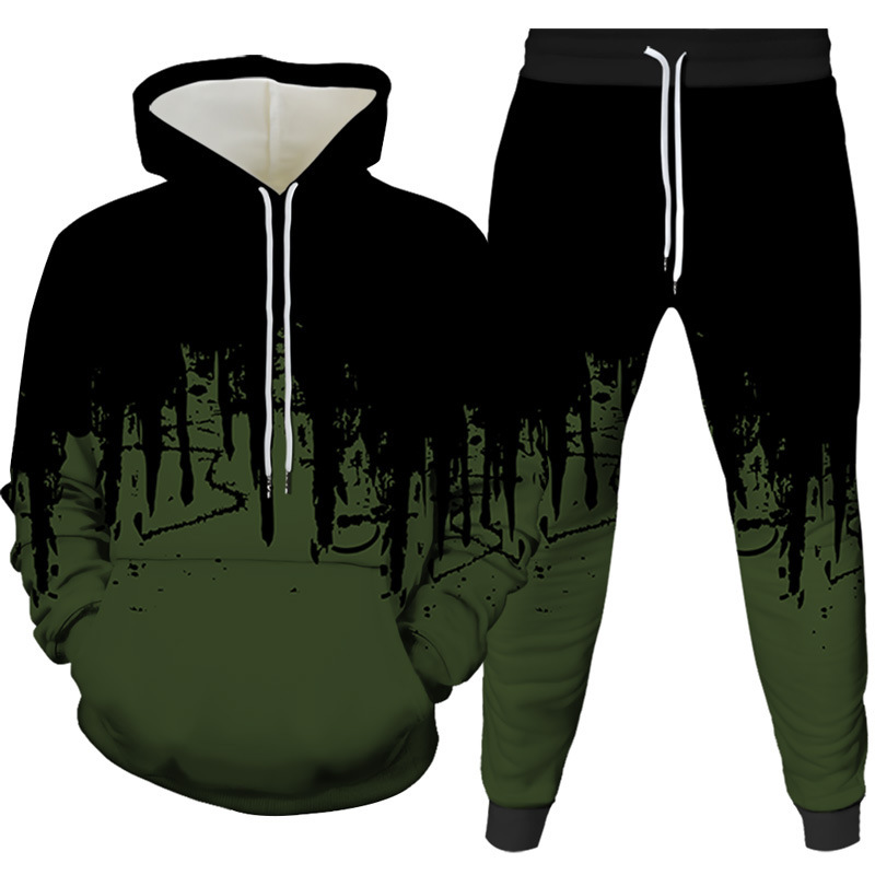 Ink Painting 3D Printed Hoodie - Winter Clothing Fashion 评论和价格