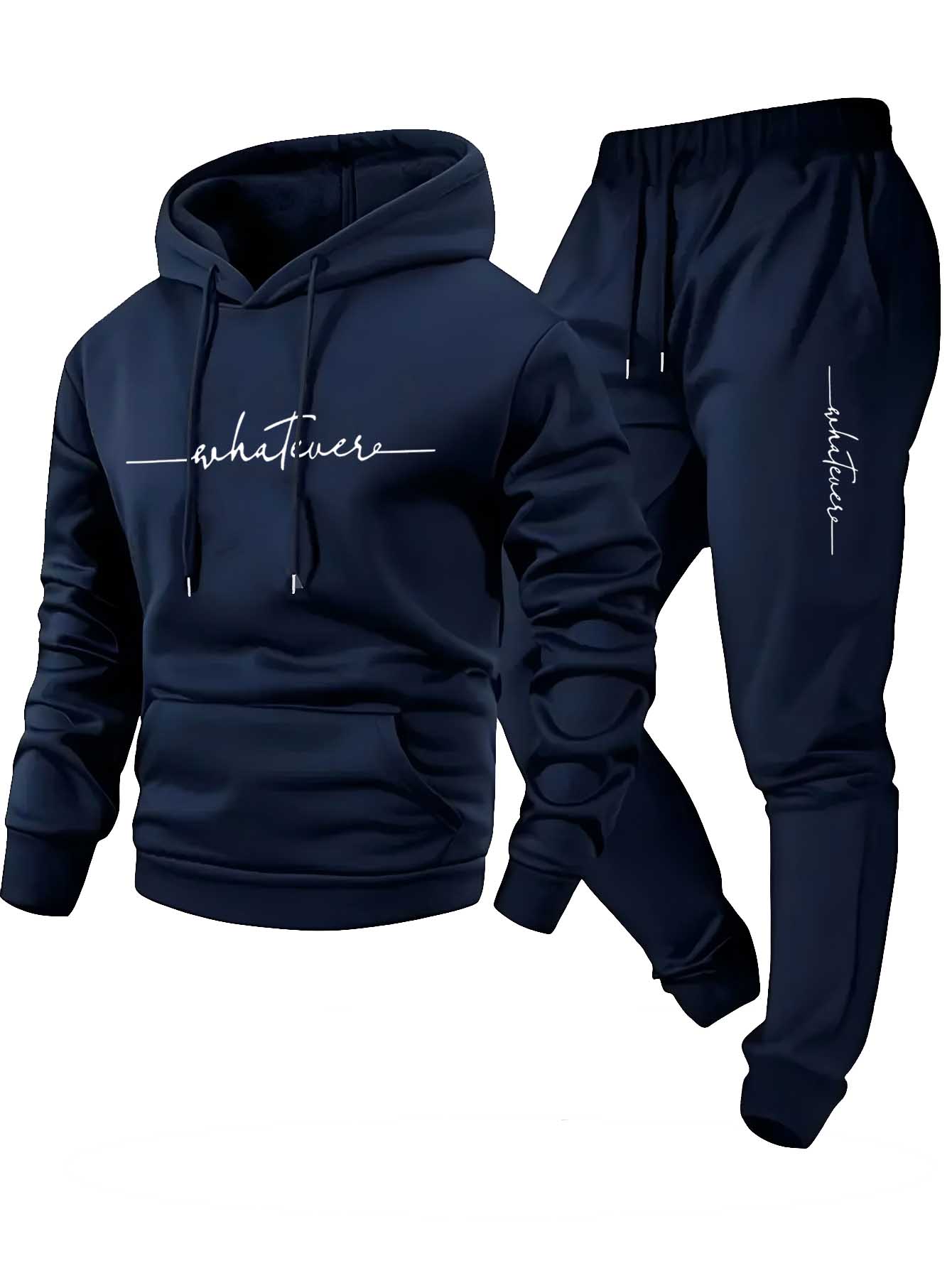 2-Piece Fleece Tracksuit for M - Winter Clothing Trends 评论和价格